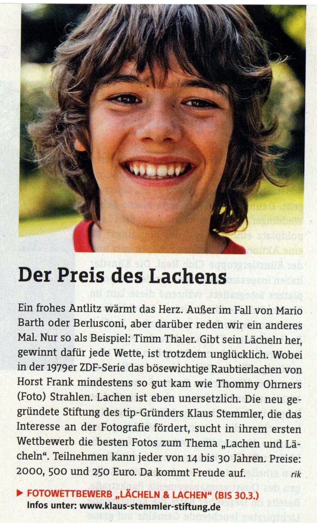 tip ausriss stiftung